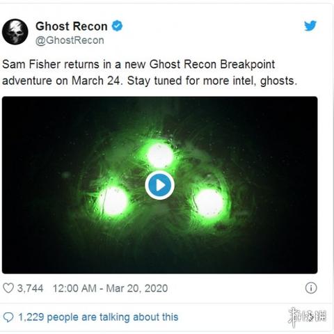 《细胞分裂》E3缺席育碧发声:回归在即,玩家期待值飙升 《细胞分裂》E3缺席育碧发声:回归在即,玩家期待值飙升